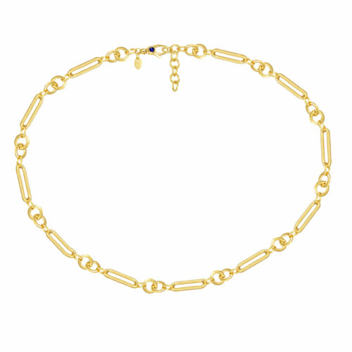 Collier Maille Alternée Ronde Ovale