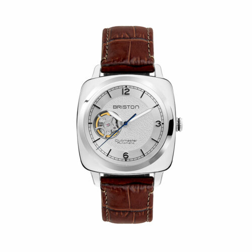 Montre Briston Legend Open blanc acier