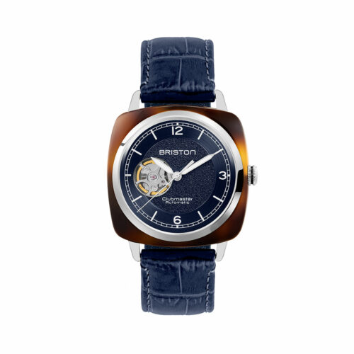 Montre Briston Legend Open bleu Acétate