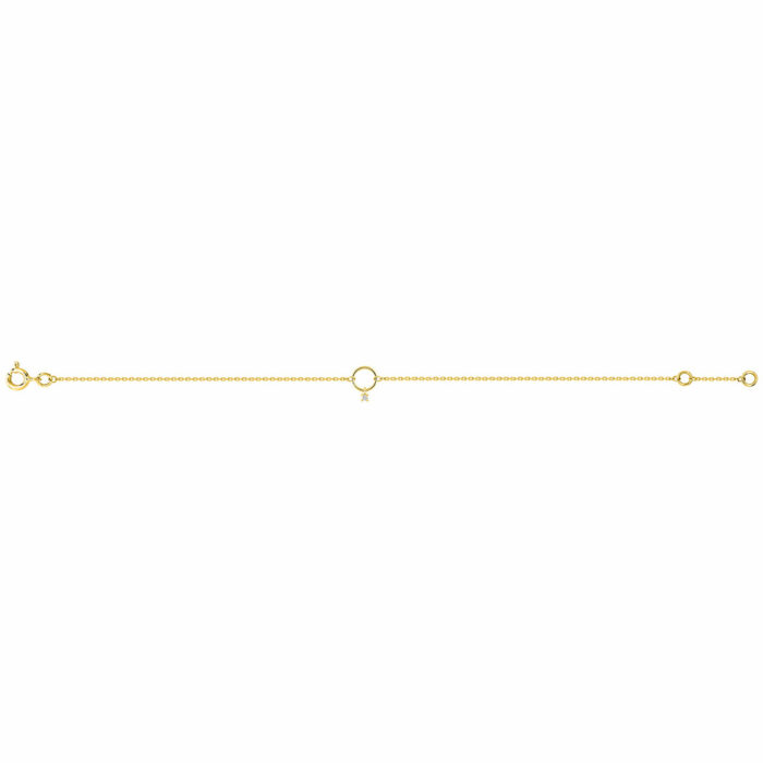 Bracelet cercle pampilles diamant