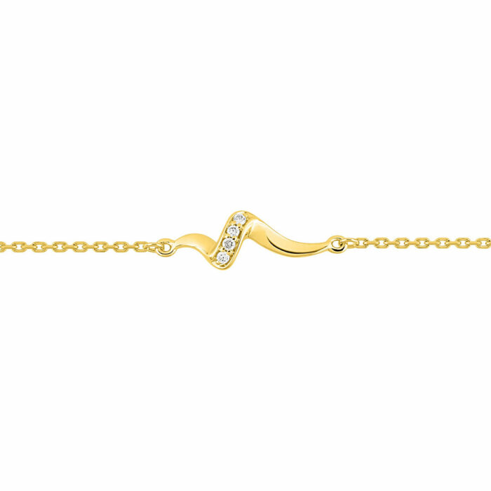 Bracelet cercle pampilles diamant
