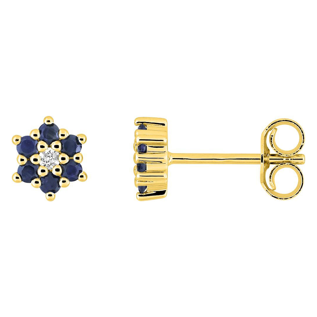 boucles-27381-saphir Boucles d'oreilles etoile Saphir