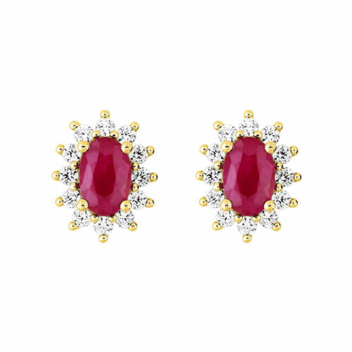 boucles marguerite rubis