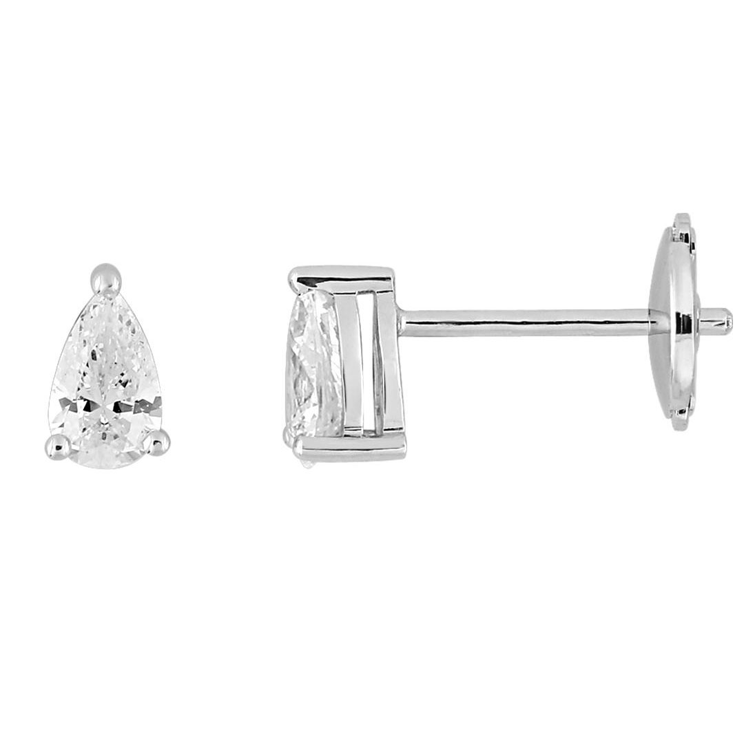 boucles-poire-27346 Boucles d'oreilles poire diamant