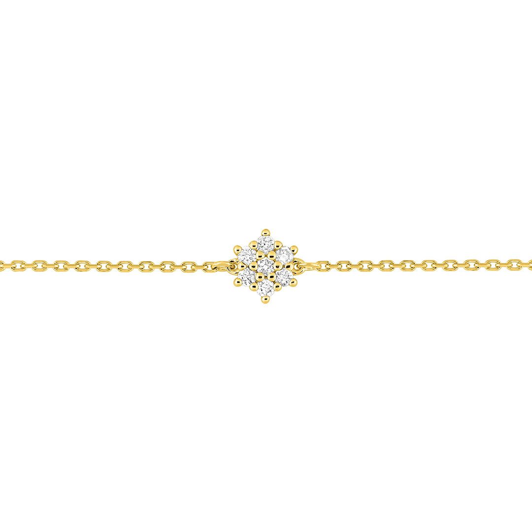 bracelet-etoile-diamant-or-jaune-4727330 Bracelet étoile diamant or