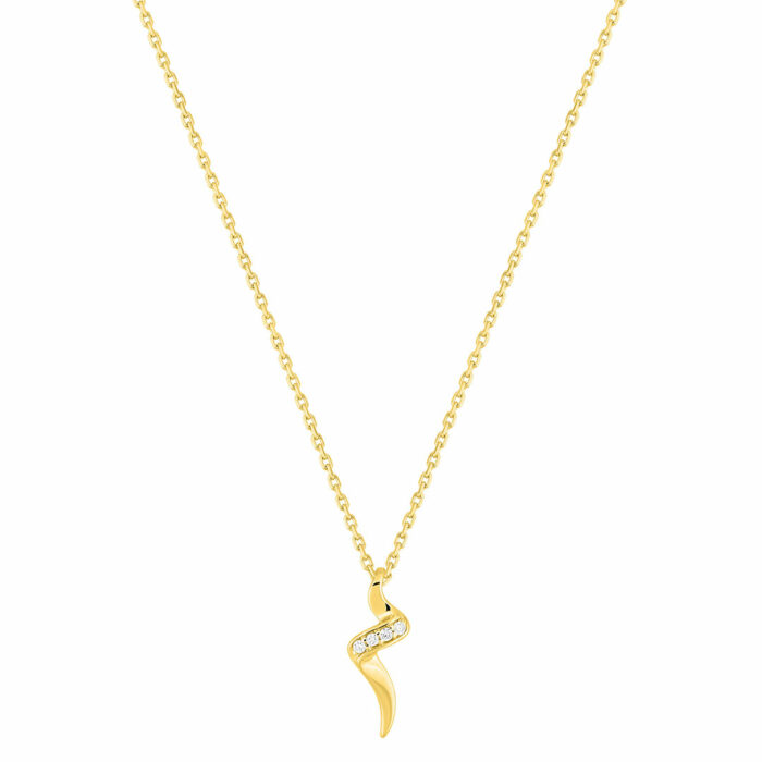 collier corne abondance