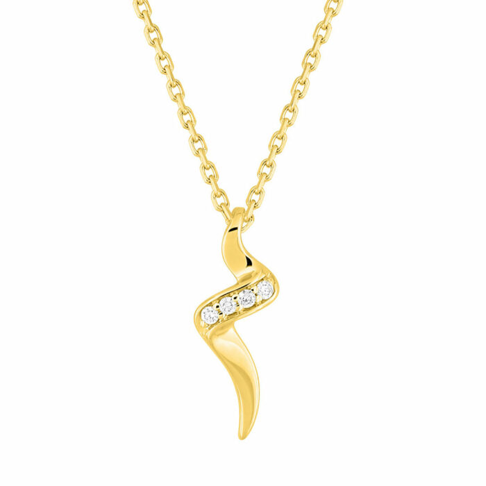 collier corne abondance
