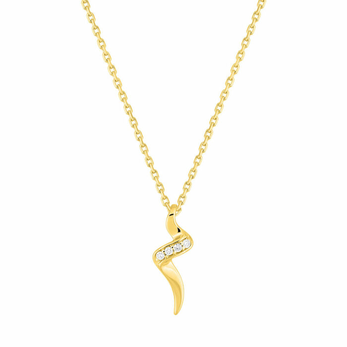 collier corne abondance