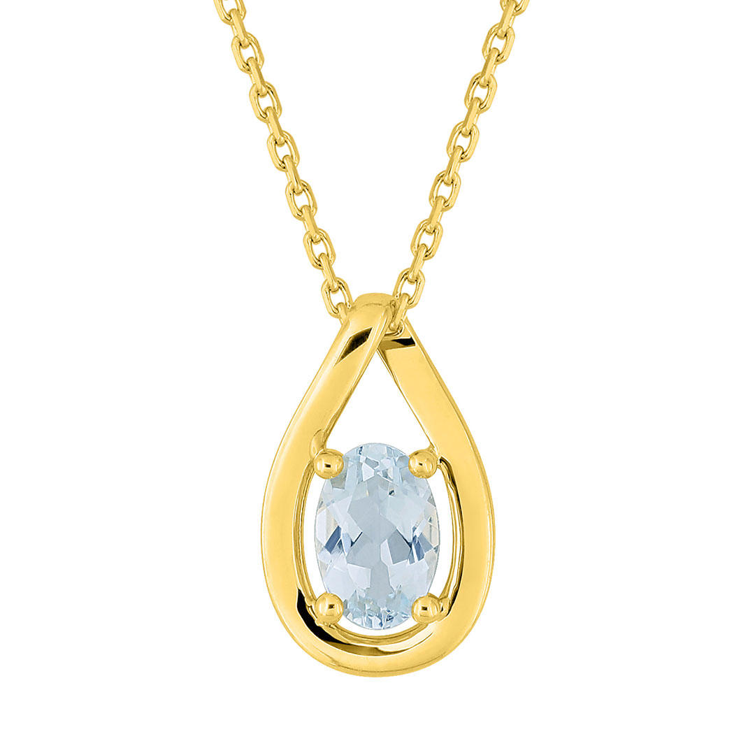 collier-aquamarine-37570 Collier goutte Aigue-Marine