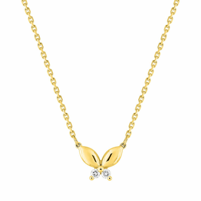 collier fée diamant