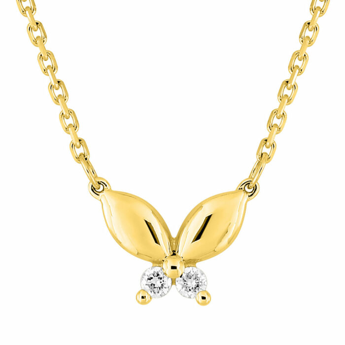 collier fée diamant