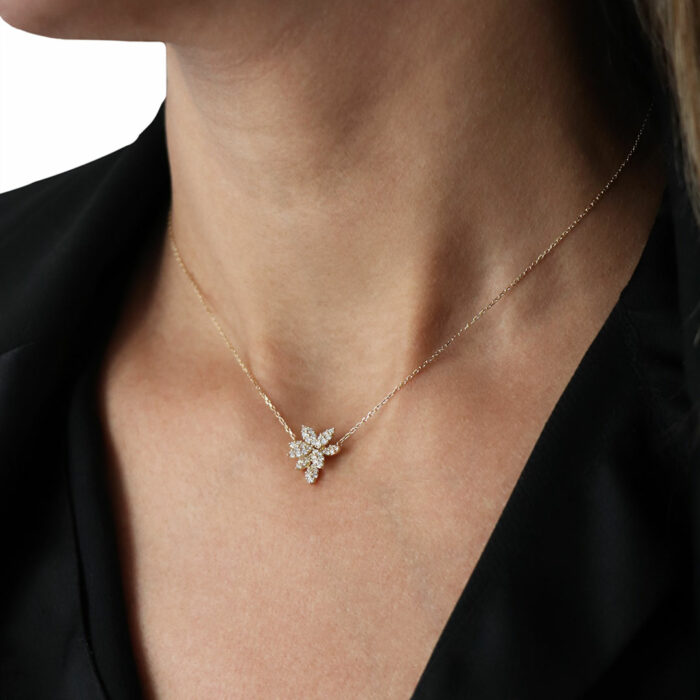 Collier Bouquet de Diamants - Or 18k – Image 3