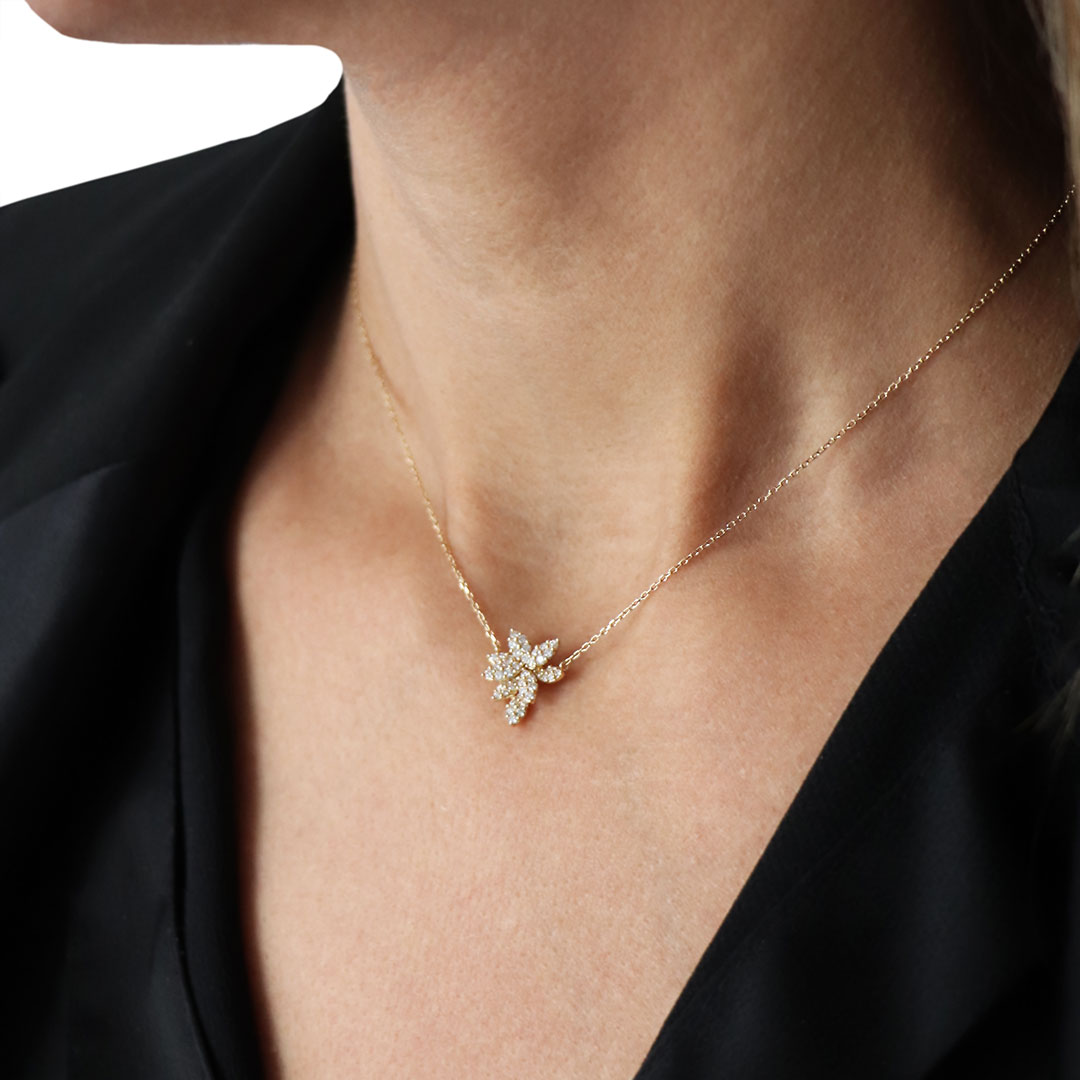 Collier Bouquet de Diamants - Or 18k – Image 4