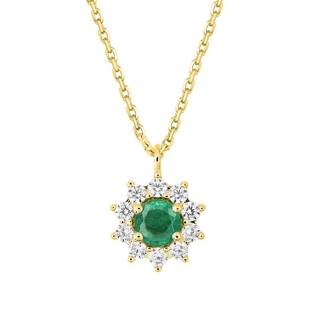 collier-marguerite-emeraude-37522e-2 Collier marguerite emeraude Diamant
