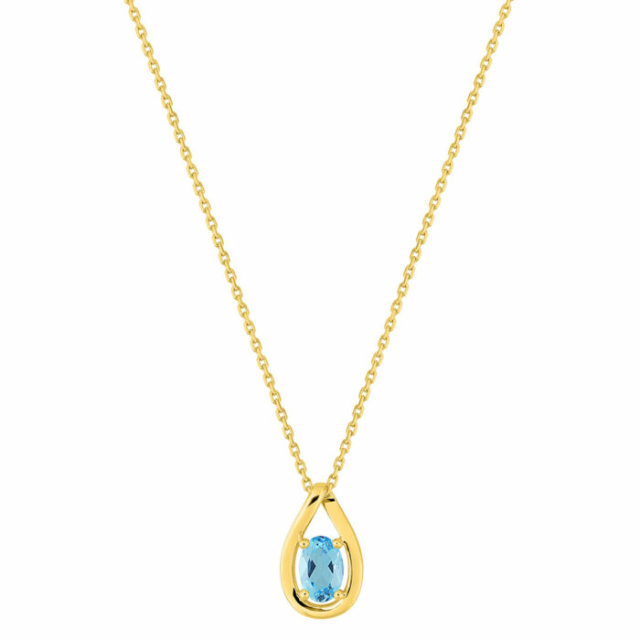 Collier Goutte Topaze