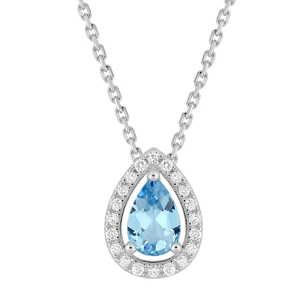collier-topaze-37578-3 Collier goutte Topaze Diamant