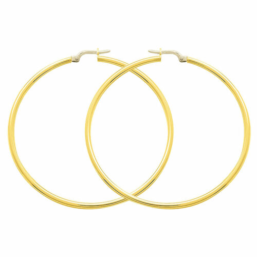 Créoles Or Rondes 2mm Diamètre 50mm