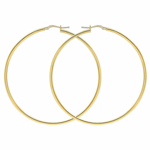 Créoles Or Rondes 2mm Diamètre 60mm
