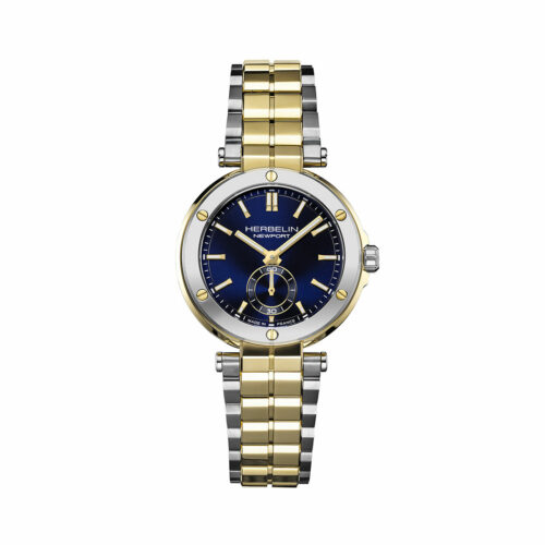 Montre Herbelin Newport Bicolore Cadran Bleu 18289BT1N35