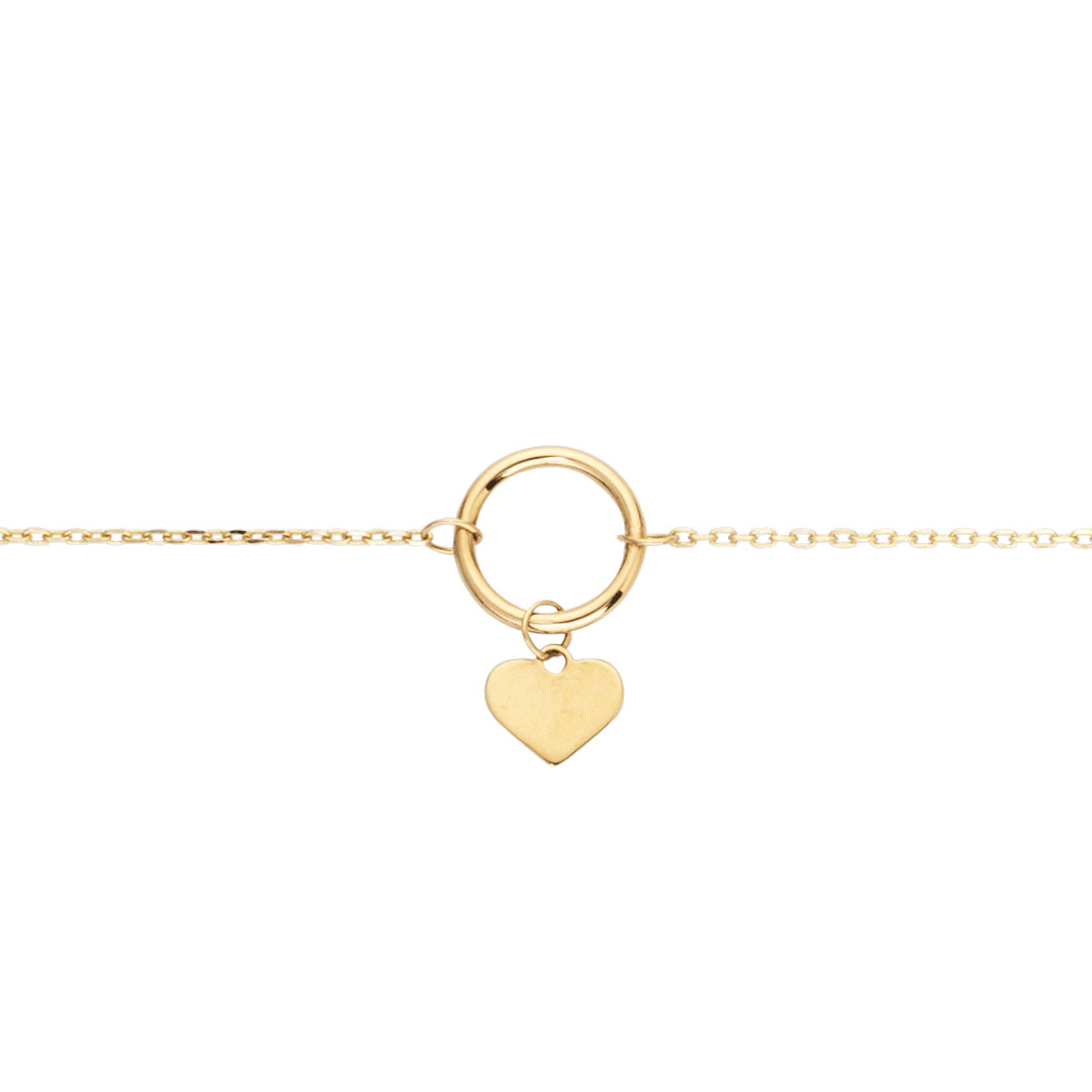 bracelet-coeur-pampille Bracelet pampille coeur