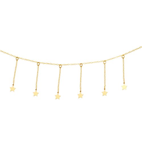 collier avec étoiles