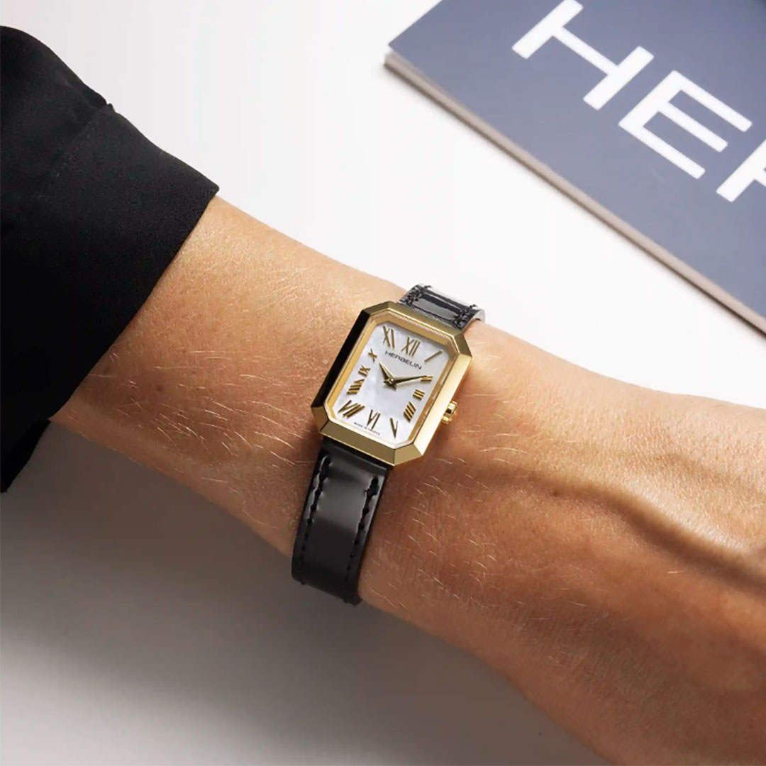 herbelin-17446P101-porte Montre Herbelin octogone nacre