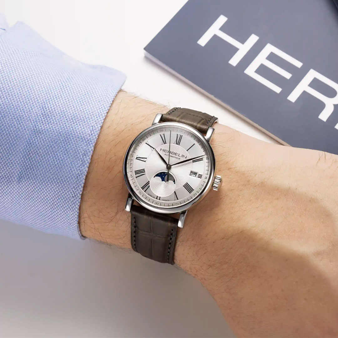 Montre Herbelin Inspiration Phase de Lune 2847AP08GR