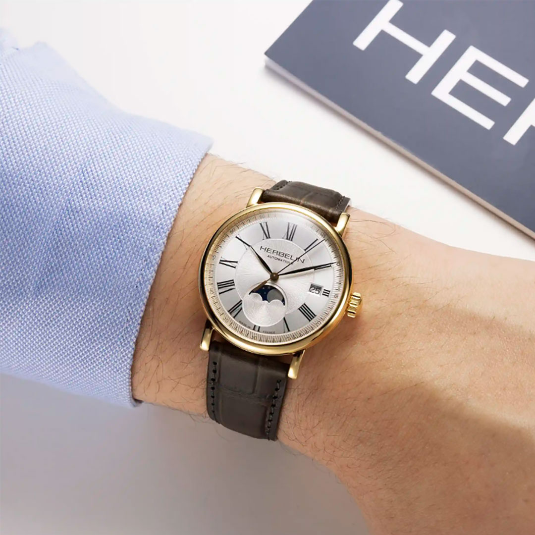 Montre Herbelin Inspiration Phase de Lune 2847P08GR