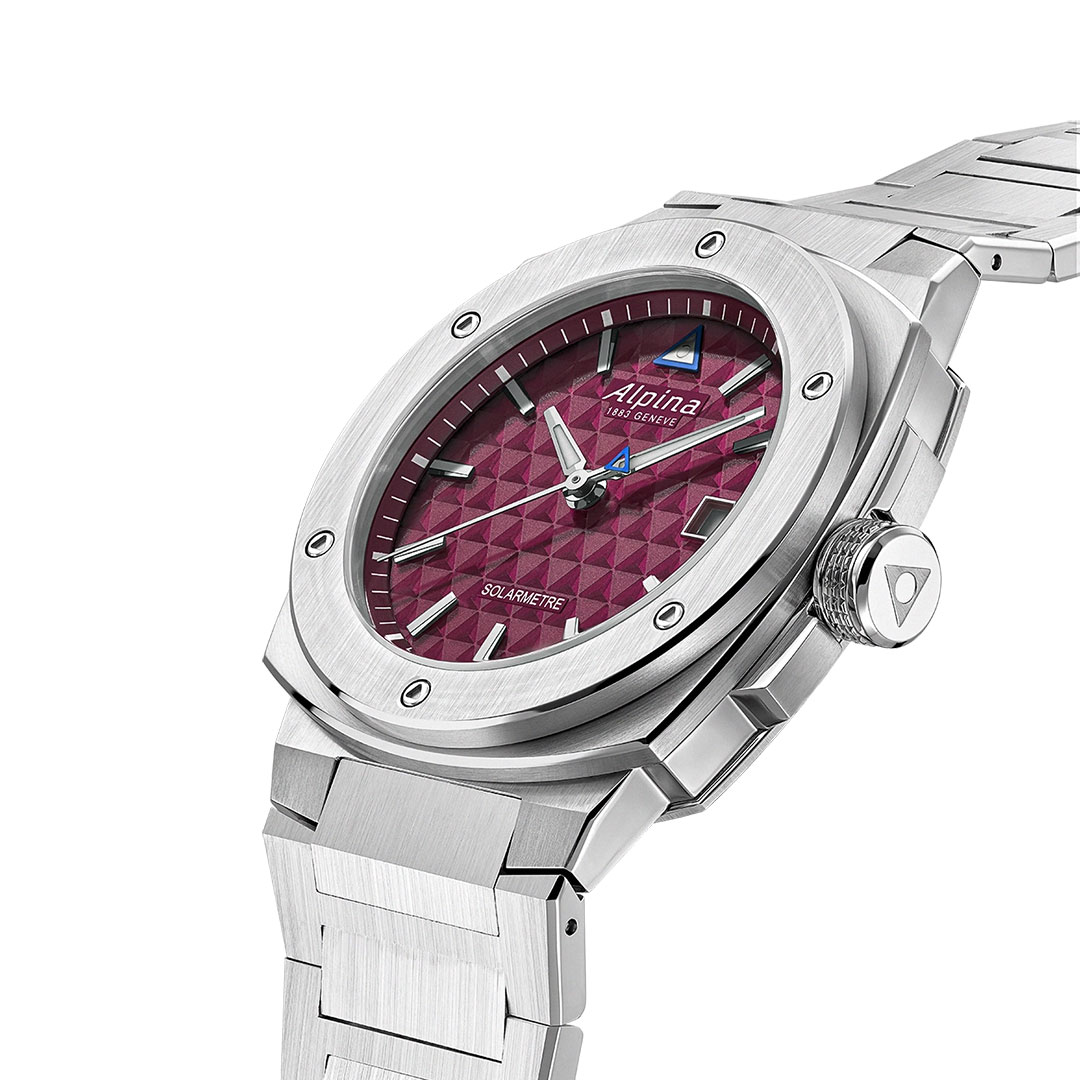 montre-alpina-AL-140BRG3AE6B-2 Montre Alpiner Solarmetre Rouge AL-140BRG3AE6B