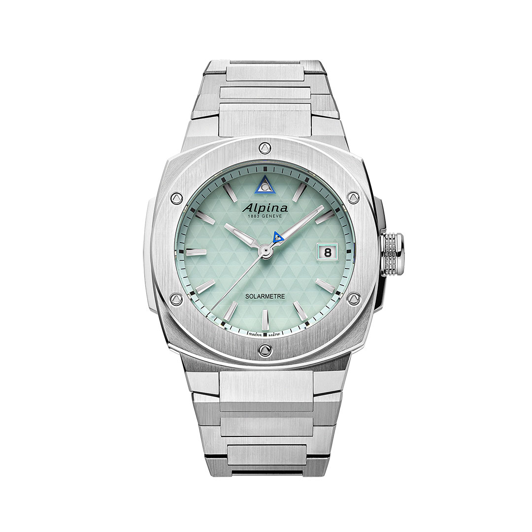 Montre Alpina Solarmetre Acier Vert AL-140LGR3AE6B