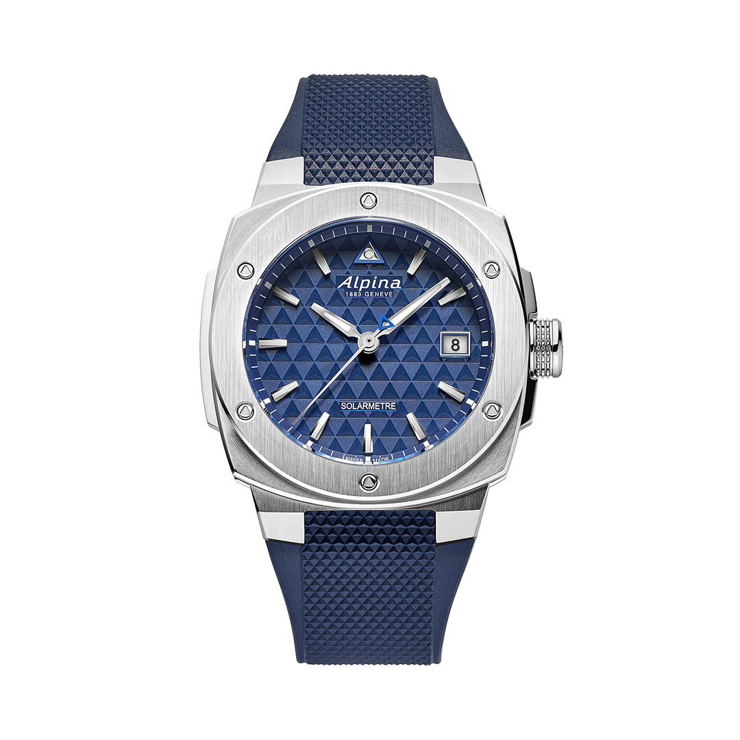 Montre Alpina Solarmetre Bleu