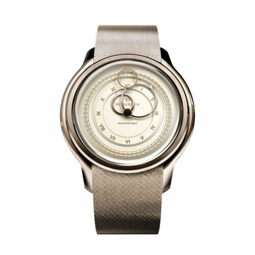 montre beaubleu champagne rose