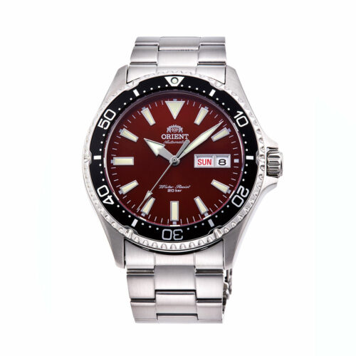 montre orient cadran rouge