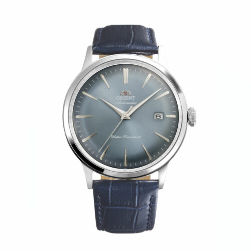 montre orient cadran bleu