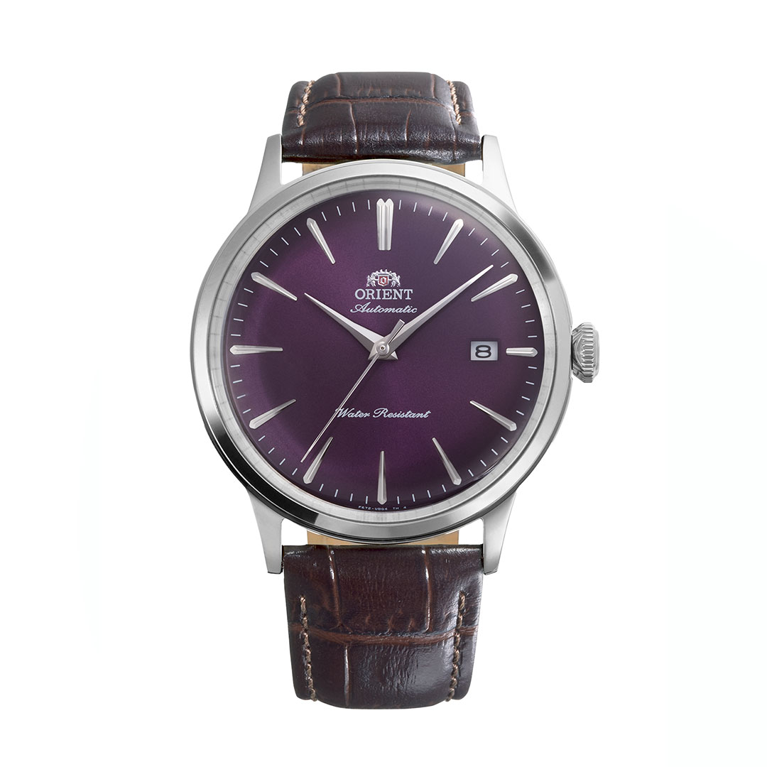 montre orient cadran violet