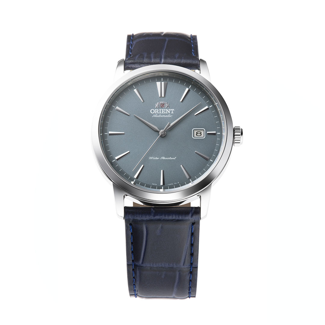 montre orient cuir bleu RA-AC0F14L