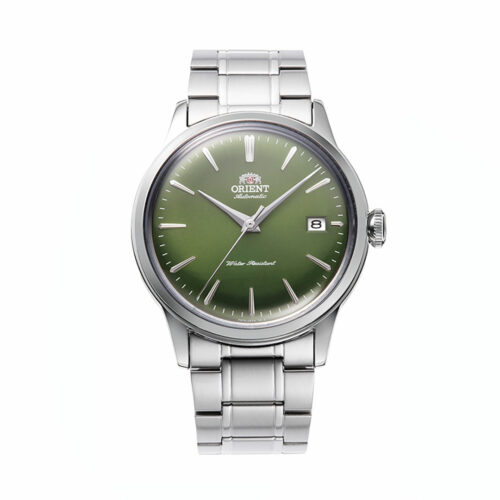 montre orient acier cadran vert RA-AC0M09E