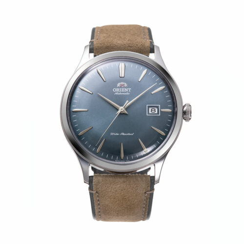 montre orient cadran bleu