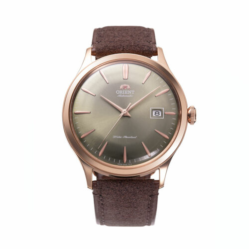 montre orient or rose