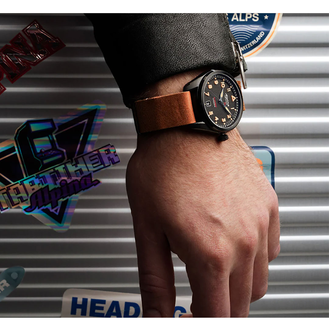 Montre Alpina pilot AL-525BW4SB36